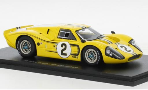 Diecast model cars Ford GT40 Mk IV RHD No.2 24h Le Mans 1967 1/43 Spark