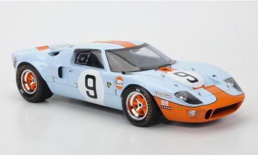 Diecast model cars Ford GT40 Mk I No.9 Gulf P.Rodriguez/L.Bianchi 24h Le Mans 1968 1/18 Spark