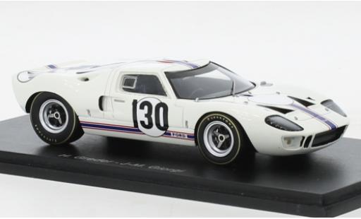 Diecast model cars Ford GT40 Mk I RHD No.130 Targa Florio 1967 1/43 Spark