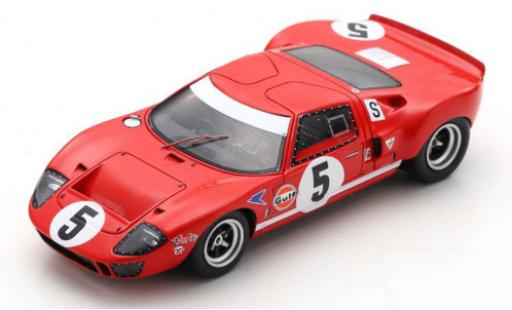 Diecast model cars Ford GT40 Mk I RHD No.5 6h BOAC 1968 1/43 Spark