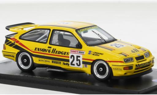 Diecast model cars Ford Sierra RS 500 Cosworth RHD No.25 Benson & Hedges Bathurst 1000 1988 1/43 Spark