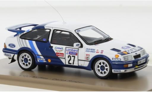 Diecast model cars Ford Sierra Cosworth RS No.27 Rally WM RAC Rally 1989 1/43 Spark