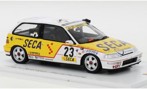 Diecast model cars Honda Civic Course EF9 RHD No.23 24h Spa 1990 1/43 Spark