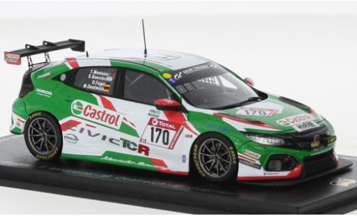 Diecast model cars Honda Civic Base TCR No.170 Castrol 24h N&Atilde;&frac14;rburgring 2020 1/43 Spark