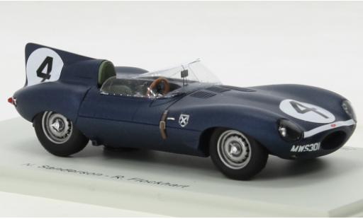 Diecast model cars Jaguar D-Type Course RHD No.4 24h Le Mans 1956 1/43 Spark