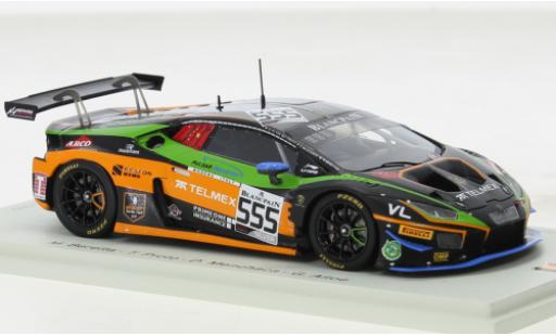 Diecast model cars Lamborghini Huracan GT3 Evo No.555 Orange 1 FFF Racing Team 24h Spa 2019 1/43 Spark