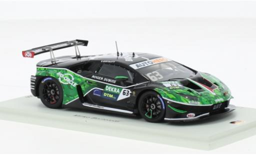 Diecast model cars Lamborghini Huracan GT3 Evo No.63 GRT Grasser Racing Team DTM 2022 1/43 Spark