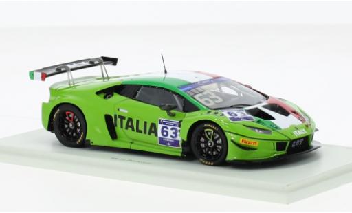 Diecast model cars Lamborghini Huracan GT3 Evo No.63 Team Italy FIA Motorsport Games GT Sprint Cup Paul Ricard 2022 1/43 Spark
