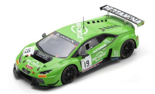 Diecast model cars Lamborghini Huracan GT3 No.19 GRT Grasser Racing Team 24h Spa 2018 1/43 Spark