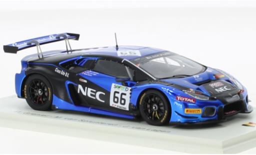Diecast model cars Lamborghini Huracan GT3 No.66 Attempto Racing 24h Spa 2017 1/43 Spark