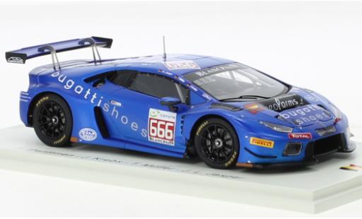 Diecast model cars Lamborghini Huracan GT3 No.666 Attempto Racing 24h Spa 2018 1/43 Spark