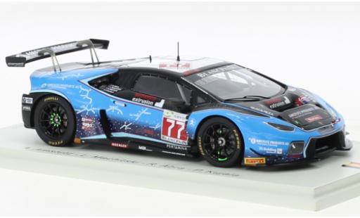 Diecast model cars Lamborghini Huracan GT3 No.77 Barwell Motorsport 24h Spa 2018 1/43 Spark