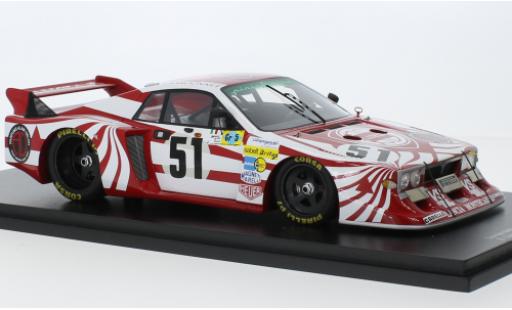 Diecast model cars Lancia Beta Monte Carlo Montecarlo Gr.5 No.51 24h Le Mans 1980 1/18 Spark