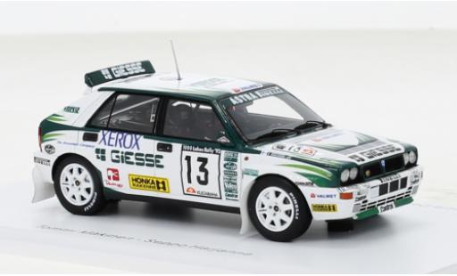 Diecast model cars Lancia Delta HF Integrale Evoluzione II EVO No.13 Giesse Group Rally WM 1000 Lakes Rally 1993 1/43 Spark