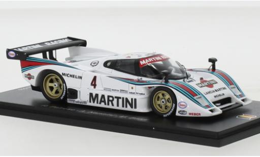 Diecast model cars Lancia LC2 Base No.4 Martini Martini 1000 Km Spa 1985 1/43 Spark