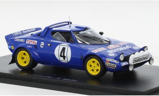 Diecast model cars Lancia Stratos HF No.4 Rally WM Rally Monte Carlo 1979 1/43 Spark