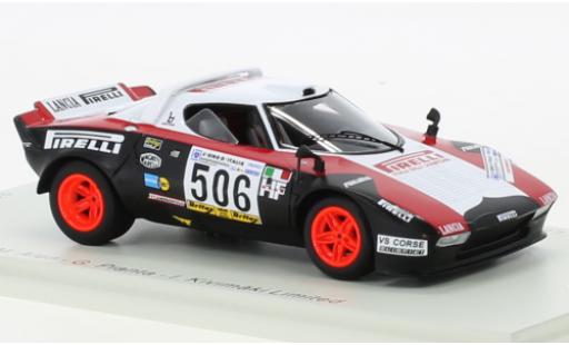 Diecast model cars Lancia Stratos Rallye No.506 Giro de Italia 1978 1/43 Spark