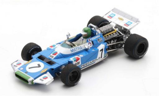 Diecast model cars Matra MS120 Base No.7 formula 1 GP USA 1970 1/43 Spark