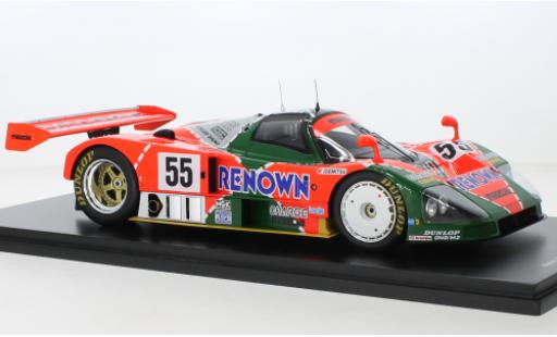 Diecast model cars Mazda 787B Base No.55 speed Co. Ltd. Renown 24h Le Mans 1991 1/18 Spark