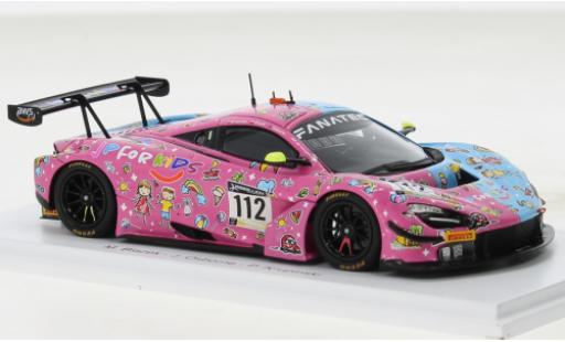 Diecast model cars McLaren 720 GT3 S No.112 JP Motorsport JP For Kids 1000km Paul Ricard 2022 1/43 Spark
