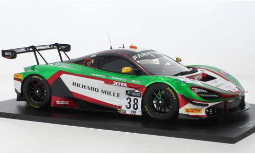 Diecast model cars McLaren 720 GT3 S No.38 Audi Sport Team WRT 24h Spa 2021 1/18 Spark
