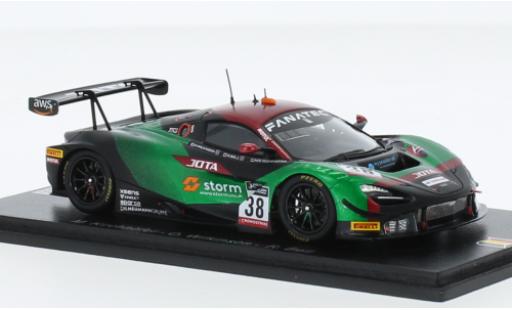 Diecast model cars McLaren 720 GT3 S No.38 JOTA 24h Spa 2022 1/43 Spark