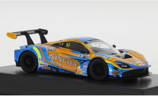 Diecast model cars McLaren 720 GT3 S No.61 ABSSA Motorsport Blancpain GT World Challenge Asia 2019 1/64 Spark
