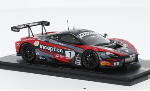 Diecast model cars McLaren 720 GT3 S No.7 Inception Racing 24h Spa 2022 1/43 Spark