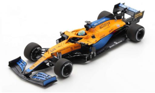 Diecast model cars McLaren F1 MCL35M No.3 Team formula 1 GP Italien 2021 1/43 Spark