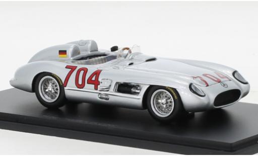 Diecast model cars Mercedes 300 Base SLR No.704 Mille Miglia 1955 1/43 Spark