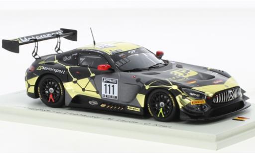 Diecast model cars Mercedes AMG GT GT3 3 No.111 JP Motorsport 24h Spa 2020 1/43 Spark