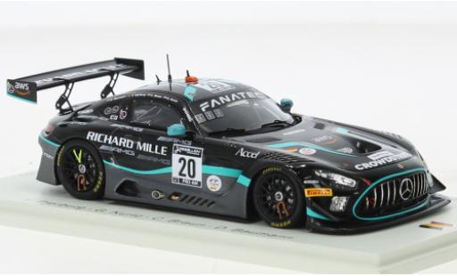Diecast model cars Mercedes AMG GT GT3 3 No.20 SPS Automotive Performance 24h Spa 2021 1/43 Spark