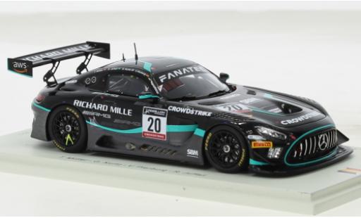 Diecast model cars Mercedes AMG GT GT3 3 No.20 SPS Automotive Performance 24h Spa 2022 1/43 Spark