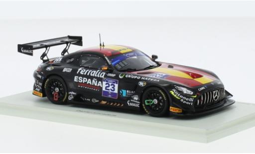 Diecast model cars Mercedes AMG GT GT3 3 No.23 Team Spain FIA Motorsport Games GT Sprint Cup Paul Ricard 2022 1/43 Spark