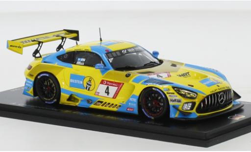 Diecast model cars Mercedes AMG GT GT3 3 No.4 AMG Team HRT Bilstein 24h Nuerburgring 2021 1/43 Spark