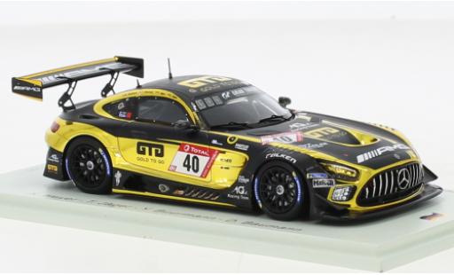 Diecast model cars Mercedes AMG GT GT3 3 No.40 10Q Racing Team 24h Nuerburgring 2021 1/43 Spark