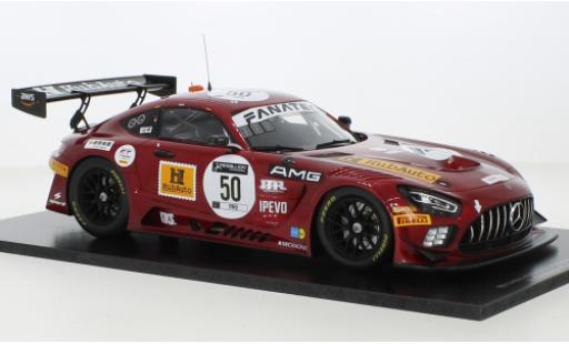 Diecast model cars Mercedes AMG GT GT3 3 No.50 Boutsen Ginion 24h Spa 2021 1/18 Spark