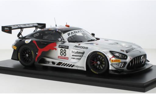 Diecast model cars Mercedes AMG GT GT3 3 No.88 AMG Team AKKODIS ASP 24h Spa 2022 1/18 Spark