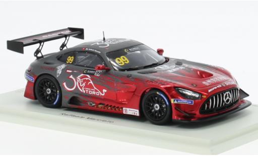 Diecast model cars Mercedes AMG GT GT3 3 No.99 Toro Racing GT Cup Macau 2022 1/43 Spark