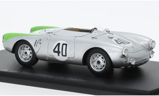 Diecast model cars Porsche 550 1954 No.40 24h Le Mans 1/43 Spark