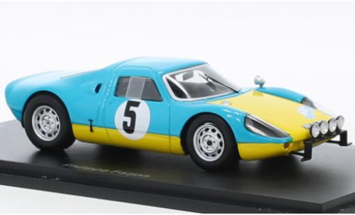 Diecast model cars Porsche 904 1967 GTS No.5 Vainqueur Rally d Elbeuf 1/43 Spark