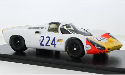 Diecast model cars Porsche 907 Base No.224 Targa Florio 1968 1/18 Spark