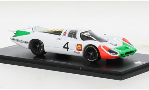 Diecast model cars Porsche 908 1969 LH RHD No.4 1000km Monza 1/43 Spark
