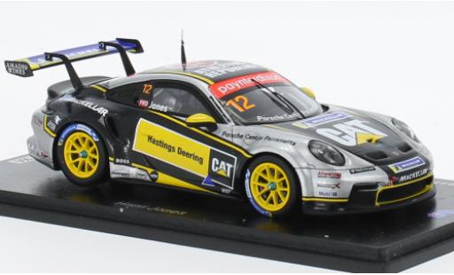 Diecast model cars Porsche 911 GT3 Cup No.12 CAT Carrera Australia 2022 1/43 Spark