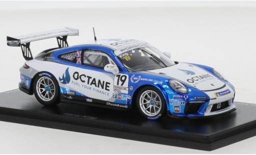 Diecast model cars Porsche 911 GT3 (991) Cup No.19 Carrera Cup Great Britain 2020 1/43 Spark