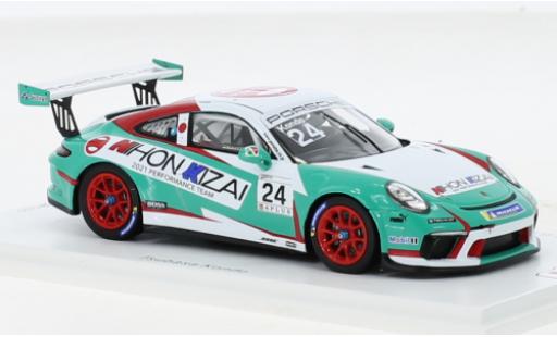 Diecast model cars Porsche 911 GT3 Cup No.24 Carrera Japan 2021 1/43 Spark