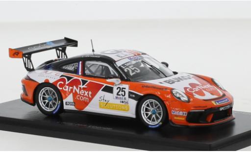 Diecast model cars Porsche 911 GT3 (991) Cup No.25 Carrera Supercup 2020 1/43 Spark
