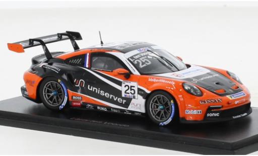 Diecast model cars Porsche 911 GT3 Cup No.25 Supercup 2021 1/43 Spark
