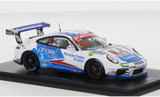 Diecast model cars Porsche 911 GT3 (991) Cup No.36 Carrera Cup Australia 2020 1/43 Spark