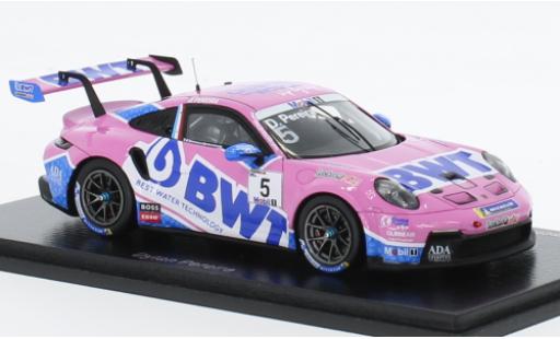 Diecast model cars Porsche 911 GT3 Cup No.5 BWT Supercup 2022 1/43 Spark